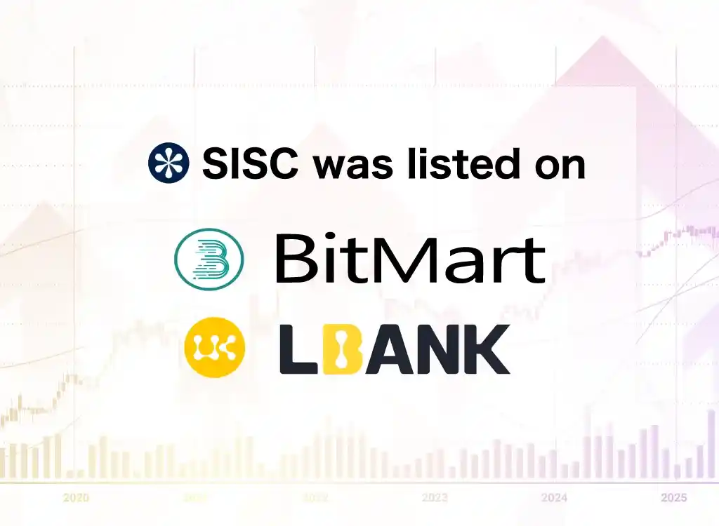 SISCはBitMartとLbankに上場しています