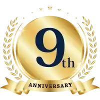 9周年記念ロゴ